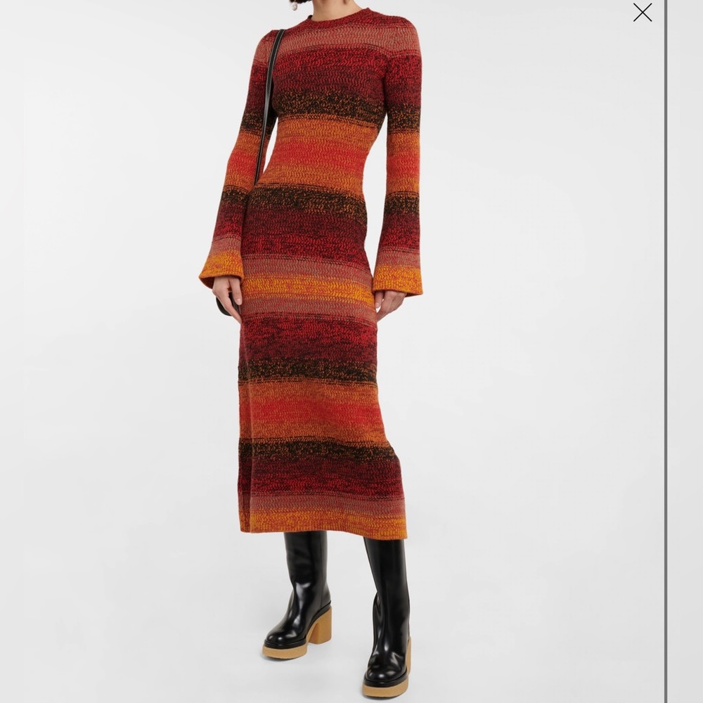 Chloe cashmere sweater dress